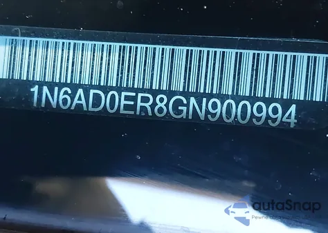 2016 Nissan Frontier Desert Runner from USA, damaged, VIN 1N6AD0ER8GN900994